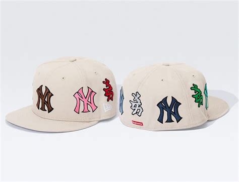 supreme new york yankees hat